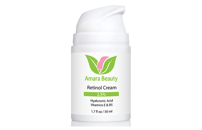 Amara Organics Retinol Creme Feuchtigkeitscreme für das Gesicht